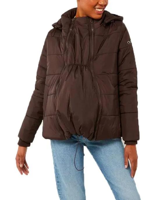 Leia - 3in1 Bomber Maternity Puffer Jacket Quilted Hybrid