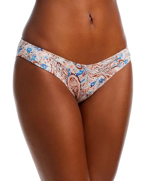 Lela Paisley Floral Bikini Bottom