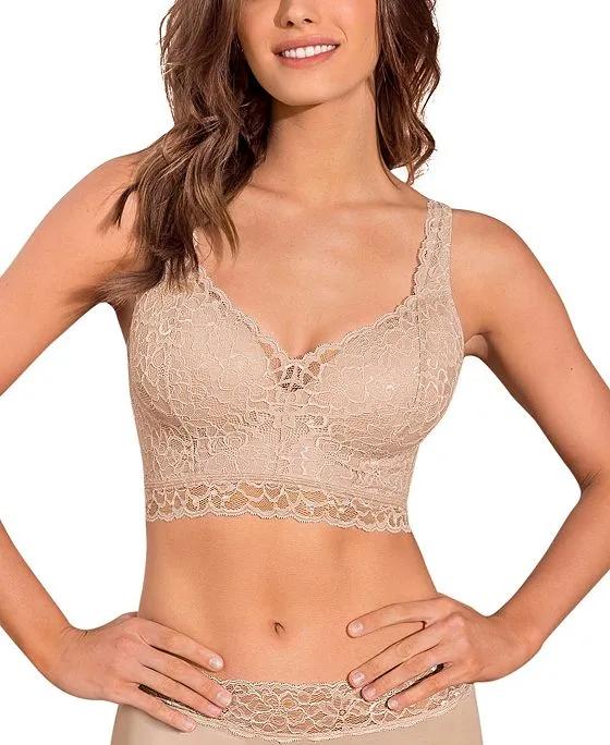 Leonisa Women's Luxe Lace Underwire Smoothing Bustier