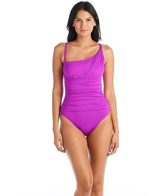 Let's Get Twisted One Shoulder Twist One-Piece