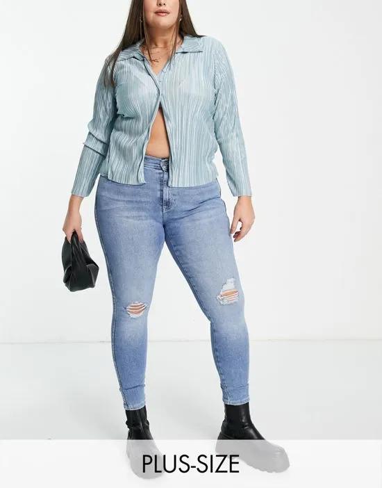 Lexy super skinny jeans in light wash