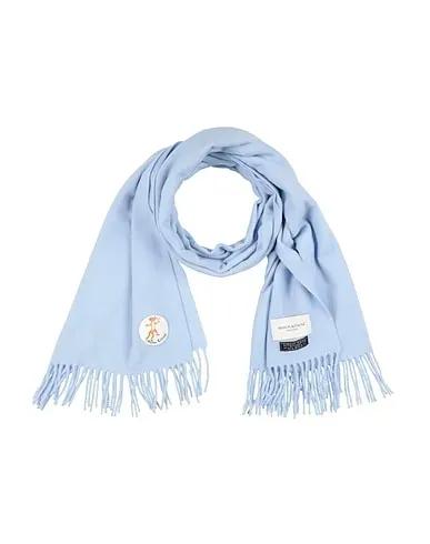Light blue Baize Scarves and foulards