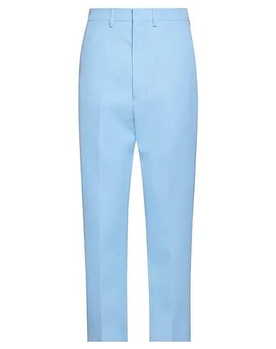 Light blue Cool wool Casual pants