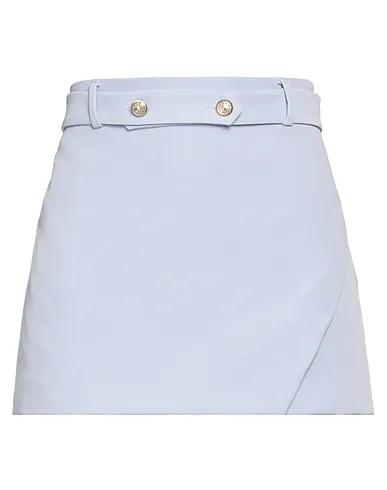 Light blue Crêpe Mini skirt