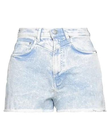 Light blue Denim Denim shorts