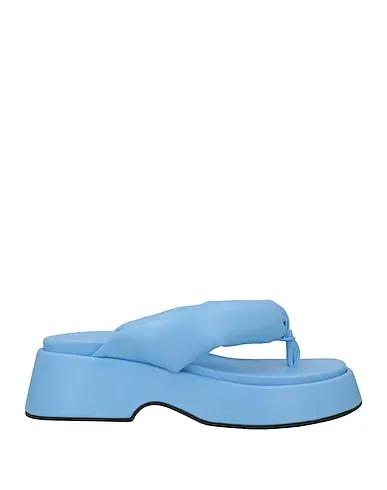 Light blue Flip flops