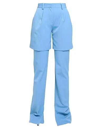Light blue Gabardine Casual pants