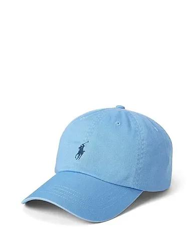 Light blue Gabardine Hat COTTON CHINO BALL CAP