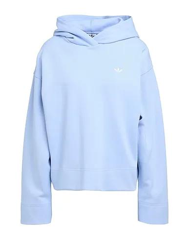 Light blue Jersey Hooded sweatshirt