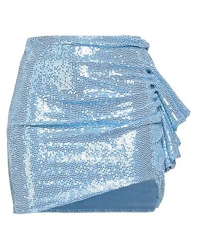 Light blue Jersey Mini skirt