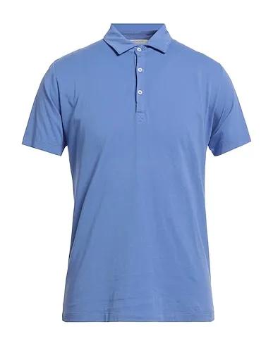 Light blue Jersey Polo shirt