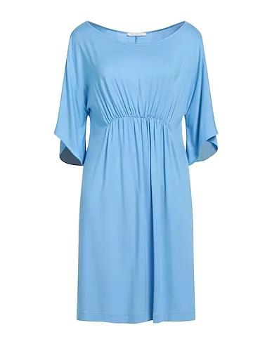 Light blue Jersey Short dress