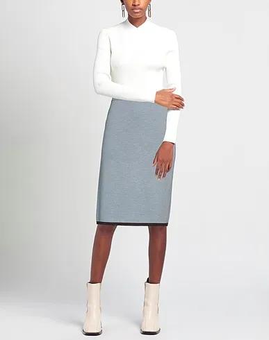 Light blue Knitted Midi skirt
