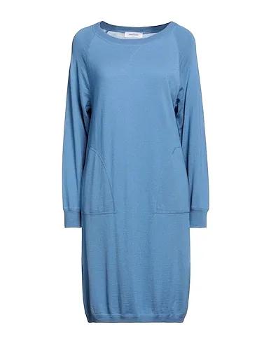 Light blue Knitted Short dress