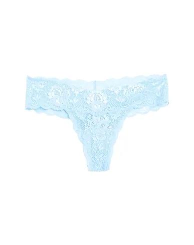 Light blue Lace Thongs