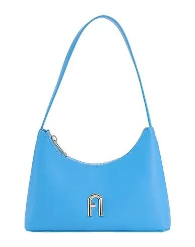 Light blue Leather Handbag