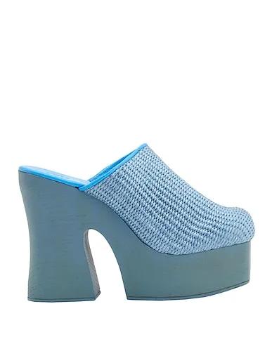 Light blue Mules and clogs