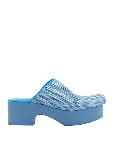 Light blue Mules and clogs