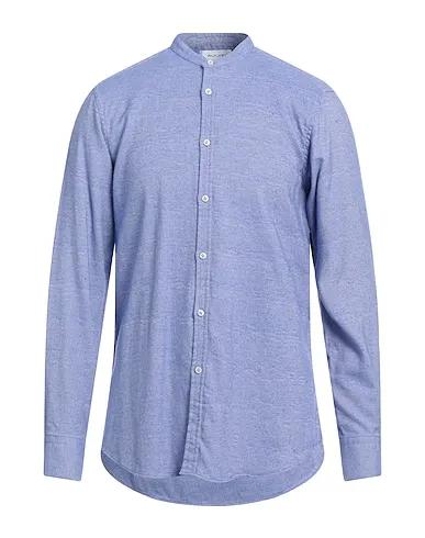 Light blue Piqué Patterned shirt