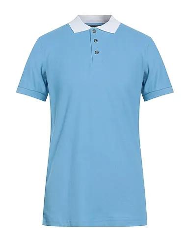 Light blue Piqué Polo shirt