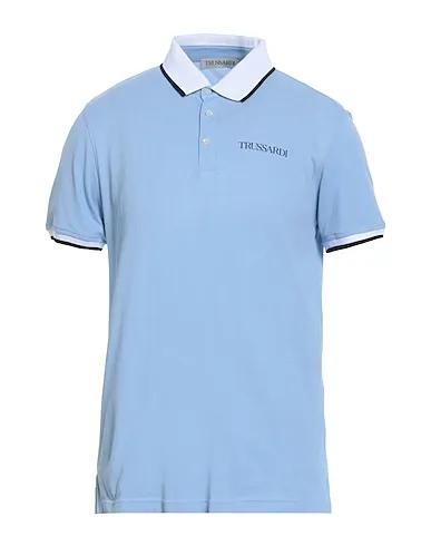 Light blue Piqué Polo shirt