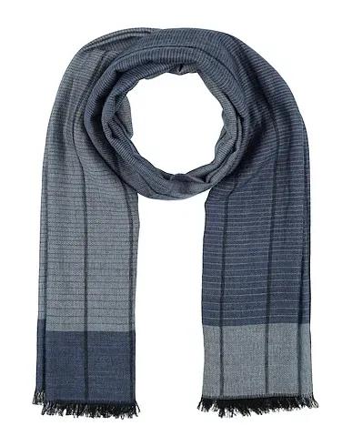 Light blue Plain weave Scarves and foulards