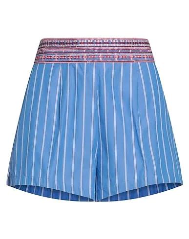 Light blue Poplin Shorts & Bermuda