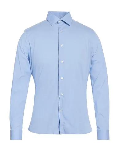 Light blue Solid color shirt