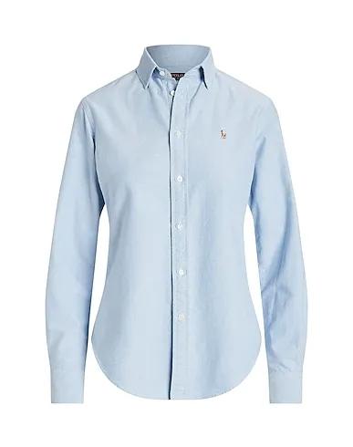 Light blue Solid color shirts & blouses CLASSIC FIT OXFORD SHIRT
