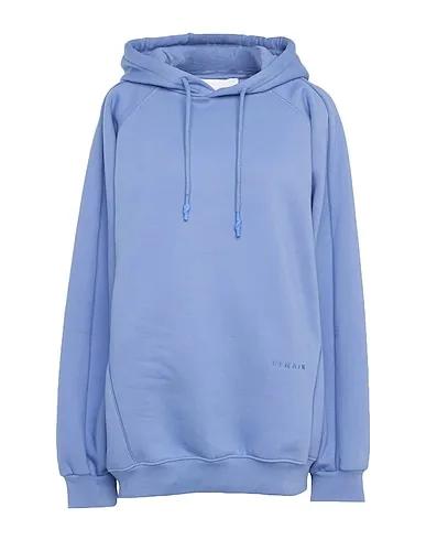 Light blue Sweatshirt Hooded sweatshirt
