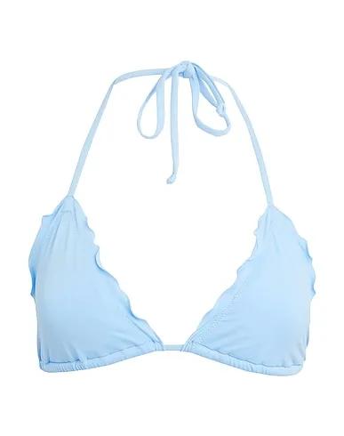 Light blue Synthetic fabric Bikini RECYCLED POLY BIKINI BRA
