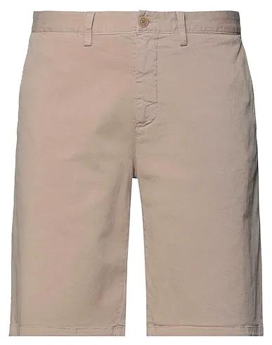 Light brown Cotton twill Shorts & Bermuda
