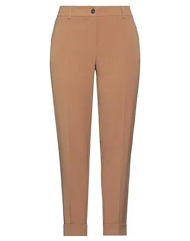 Light brown Crêpe Casual pants