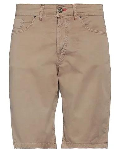 Light brown Gabardine Shorts & Bermuda