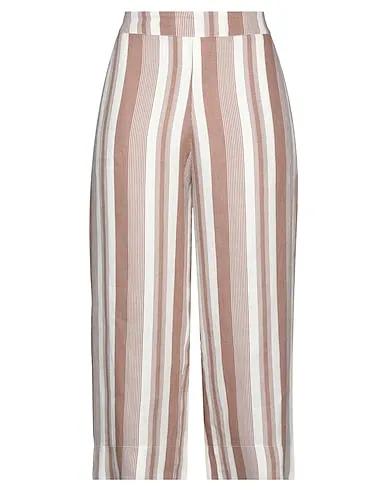 Light brown Gauze Cropped pants & culottes