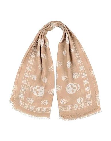 Light brown Gauze Scarves and foulards