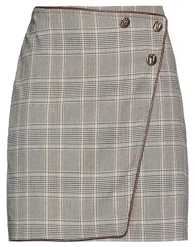 Light brown Jacquard Mini skirt