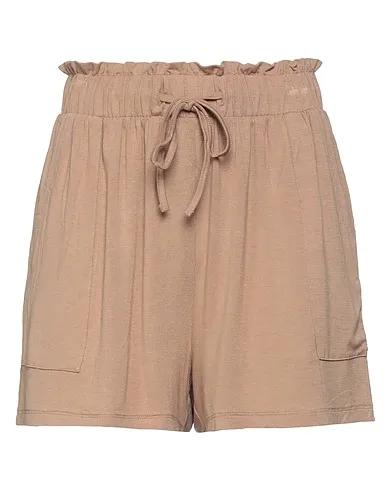 Light brown Jersey Shorts & Bermuda