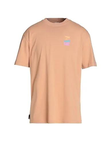 Light brown Jersey T-shirt DOWNTOWN Graphic Tee
