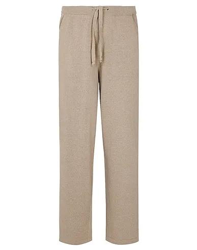 Light brown Knitted Casual pants COTTON RELAXED TROUSERS
