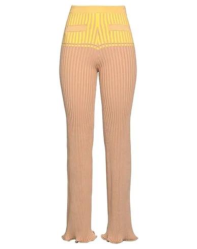 Light brown Knitted Casual pants