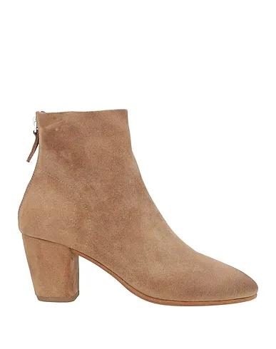 Light brown Leather Ankle boot