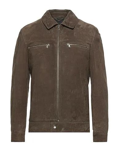 Light brown Leather Biker jacket