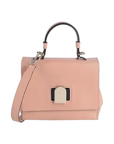 Light brown Leather Handbag FURLA EMMA MINI TOP HANDLE