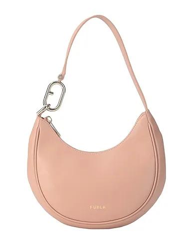 Light brown Leather Handbag FURLA PRIMAVERA S SHOULDER BAG 
