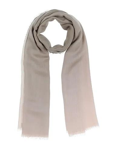 Light brown Plain weave Scarves and foulards