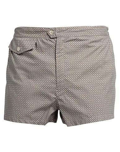 Light brown Plain weave Swim shorts