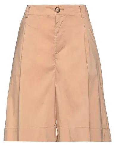 Light brown Poplin Shorts & Bermuda