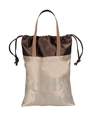 Light brown Satin Handbag