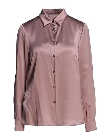 Light brown Satin Silk shirts & blouses
